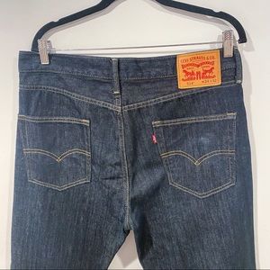 Men’s Levi’s 514 Jeans, Straight Leg & Dark Wash, W 34 L 32